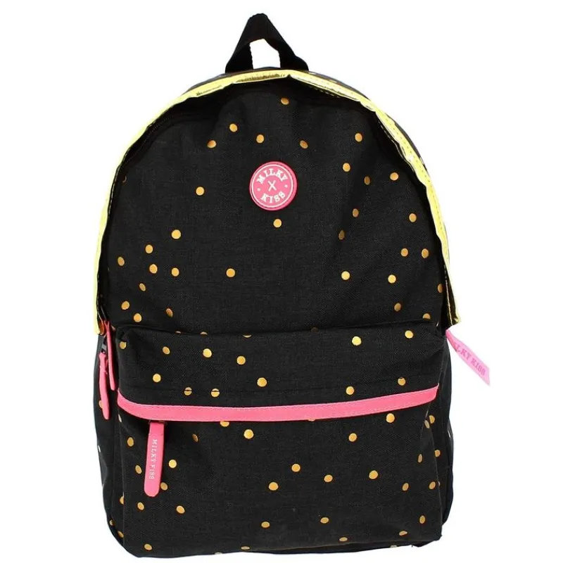SELECCION DRIM Mochila Milky Kiss We Negra- Escolar
