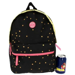 SELECCION DRIM Mochila Milky Kiss We Negra- Escolar