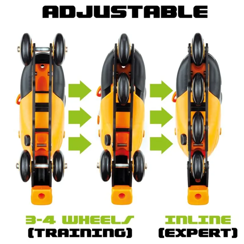 MOLTO Bicicletas, Correpasillos Y Triciclos|Roller Patines 4 en Línea Naranja