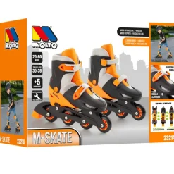 MOLTO Bicicletas, Correpasillos Y Triciclos|Roller Patines 4 en Línea Naranja