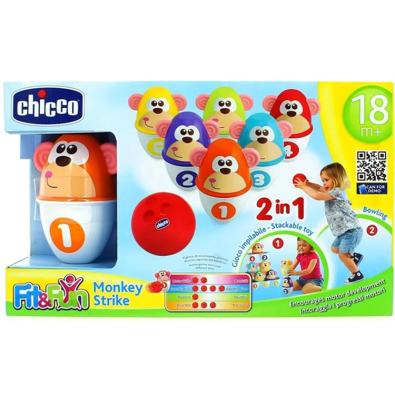 CHICCO Monkey Strike Juego Infantil- Primera Infancia Y Preescolar