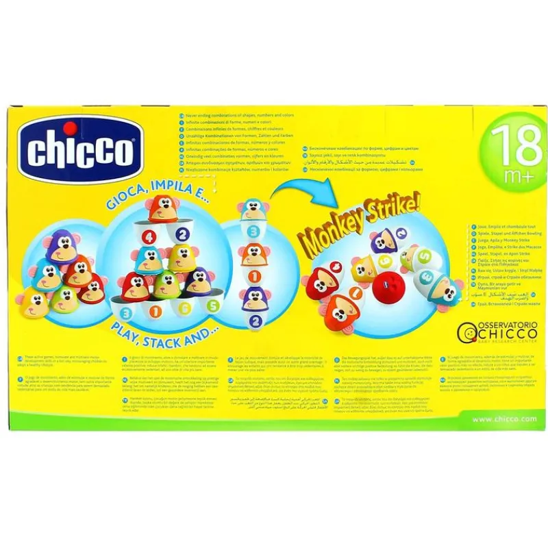 CHICCO Monkey Strike Juego Infantil- Primera Infancia Y Preescolar