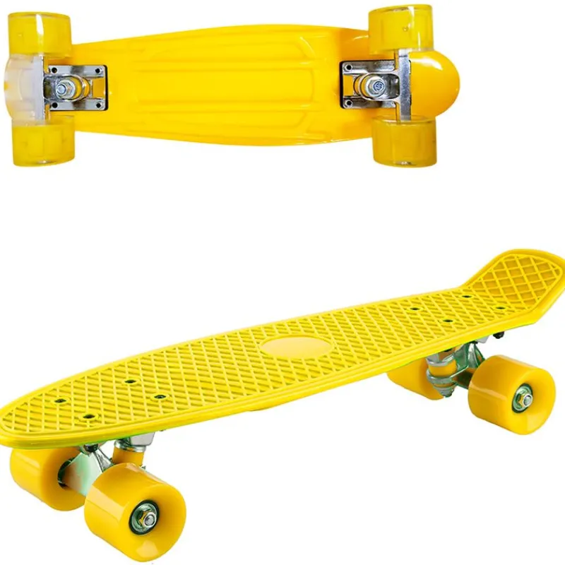 DRIM DISCOUNT Monopatín Básico Amarillo- Bicicletas, Correpasillos Y Triciclos