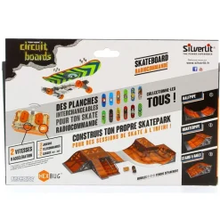 SILVERLIT Vehículos, Trenes Y Parkings|Monopatín Dedo RC Blanco y Negro