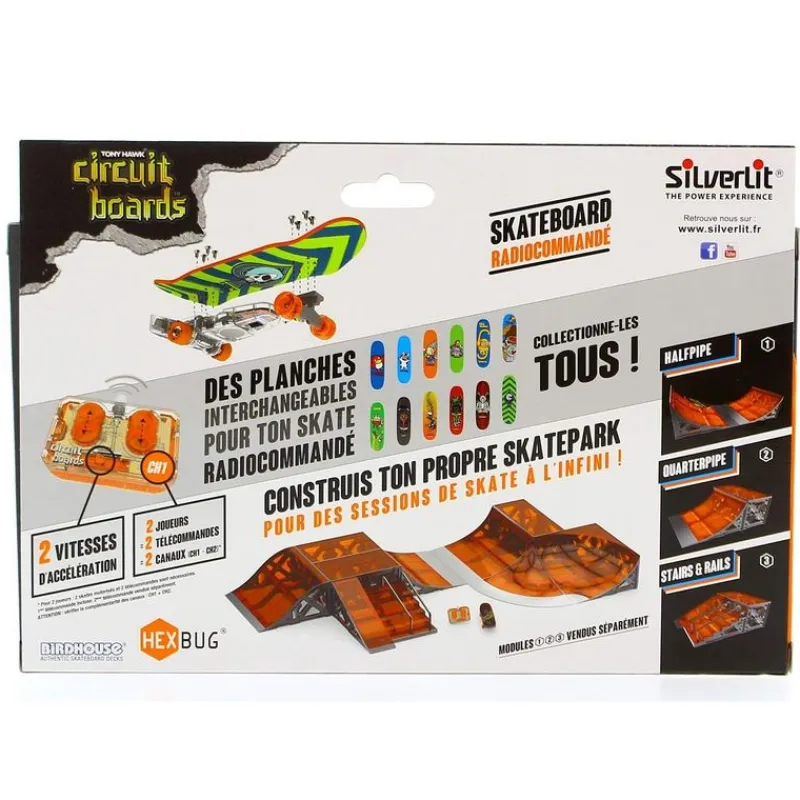 SILVERLIT Vehículos, Trenes Y Parkings|Monopatín Dedo RC Esqueleto