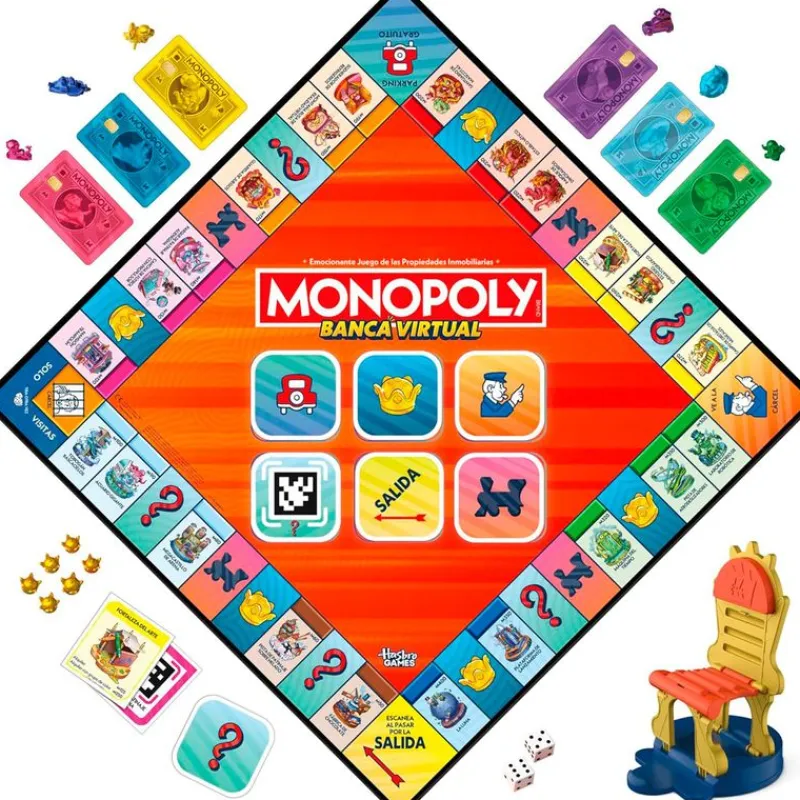 HASBRO Juegos De Mesa|Monopoly Banca Virtual