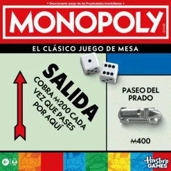 HASBRO Amigos Y Familia|Juegos De Mesa|Monopoly Clásico Refresh