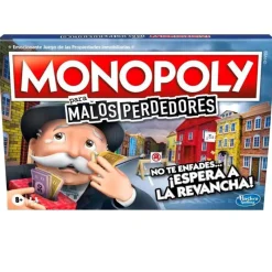HASBRO Juegos De Mesa|Monopoly para Malos Perdedores