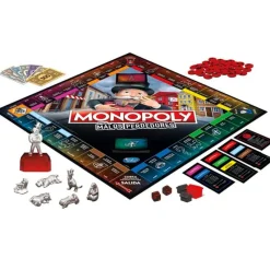 HASBRO Juegos De Mesa|Monopoly para Malos Perdedores