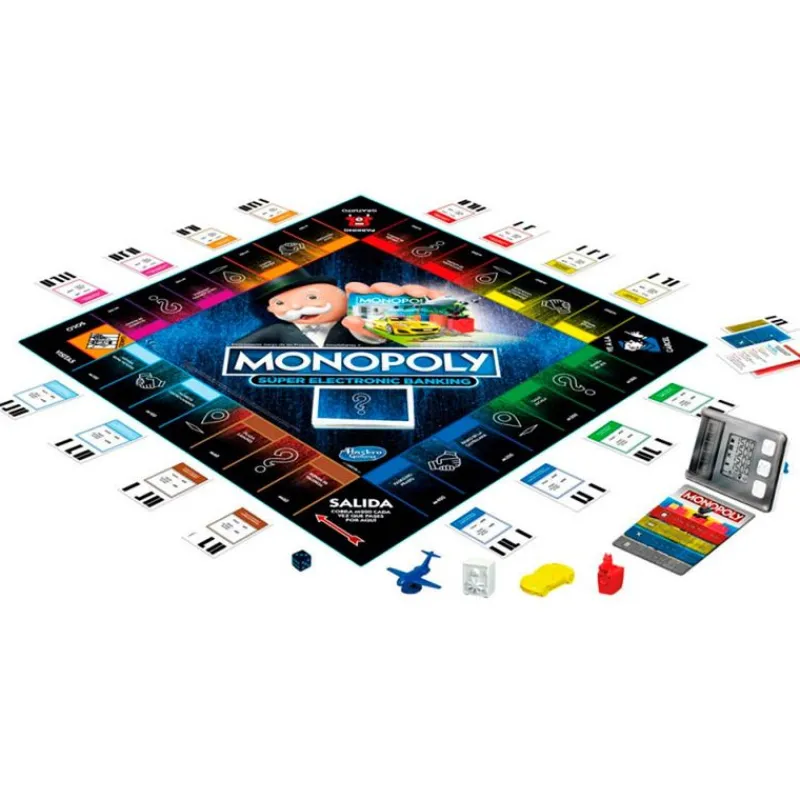 HASBRO Juegos De Mesa|Monopoly Súper Electronic Banking