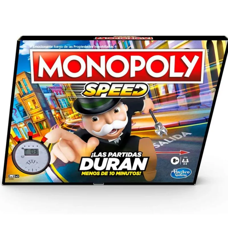 HASBRO Juegos De Mesa|Monopoly Versión Speed