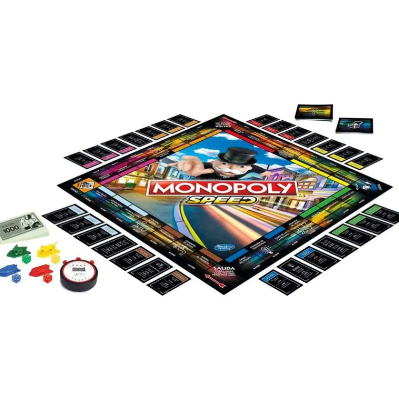 HASBRO Juegos De Mesa|Monopoly Versión Speed