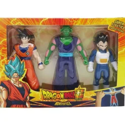 BIZAK Figuras Y Figuras De Acción|Monster Flex Dragon Ball Pack 3 Surtido