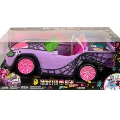 MATTEL Monster High Coche Ghoul Mobile- Halloween|Muñecas