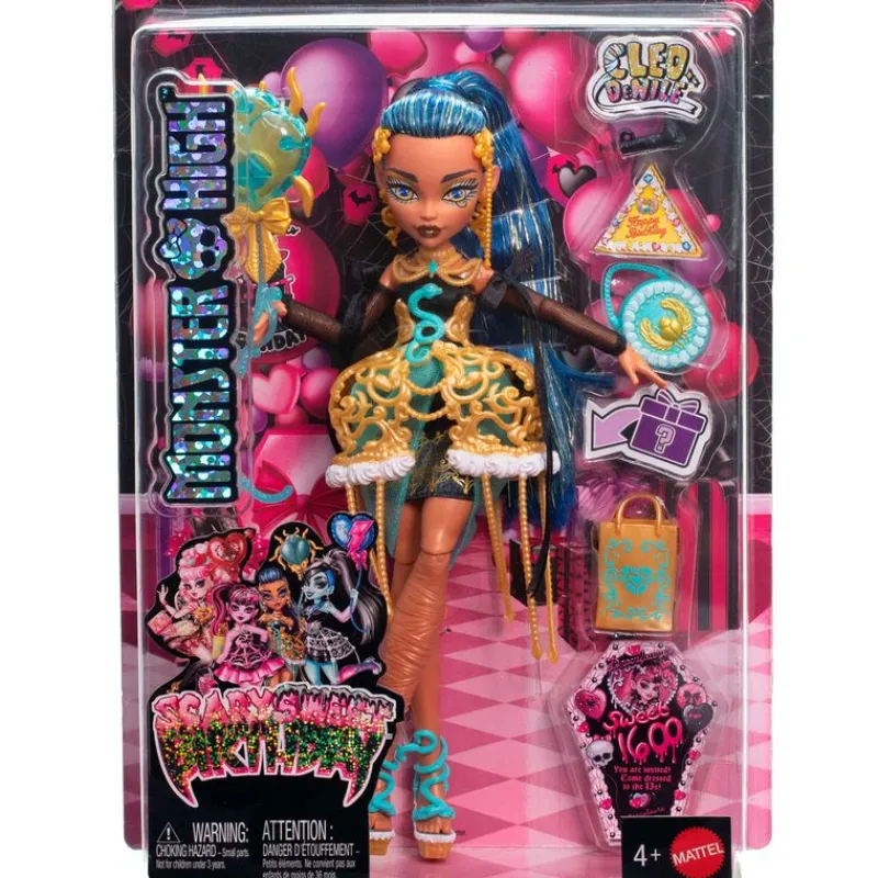 MATTEL Monster High Colección Cumplespantos Muñeca Cleo de Nile- Monster High Colección|Halloween