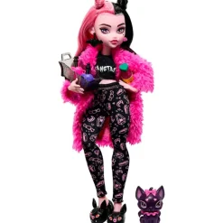 MATTEL Monster High Creepover Party Muñeca Draculaura- Monster High Colección|Halloween