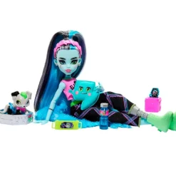 MATTEL Monster High Colección|Halloween|Monster High Creepover Party Muñeca Frankie Stein