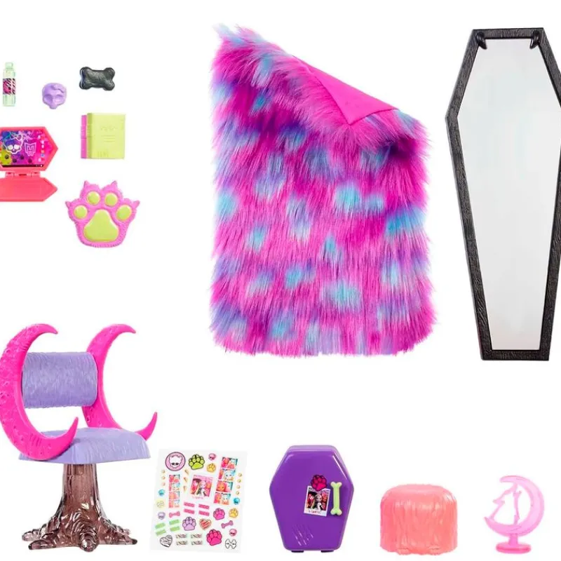 MATTEL Halloween|Monster High Dormitorio Clawdeen Wolf