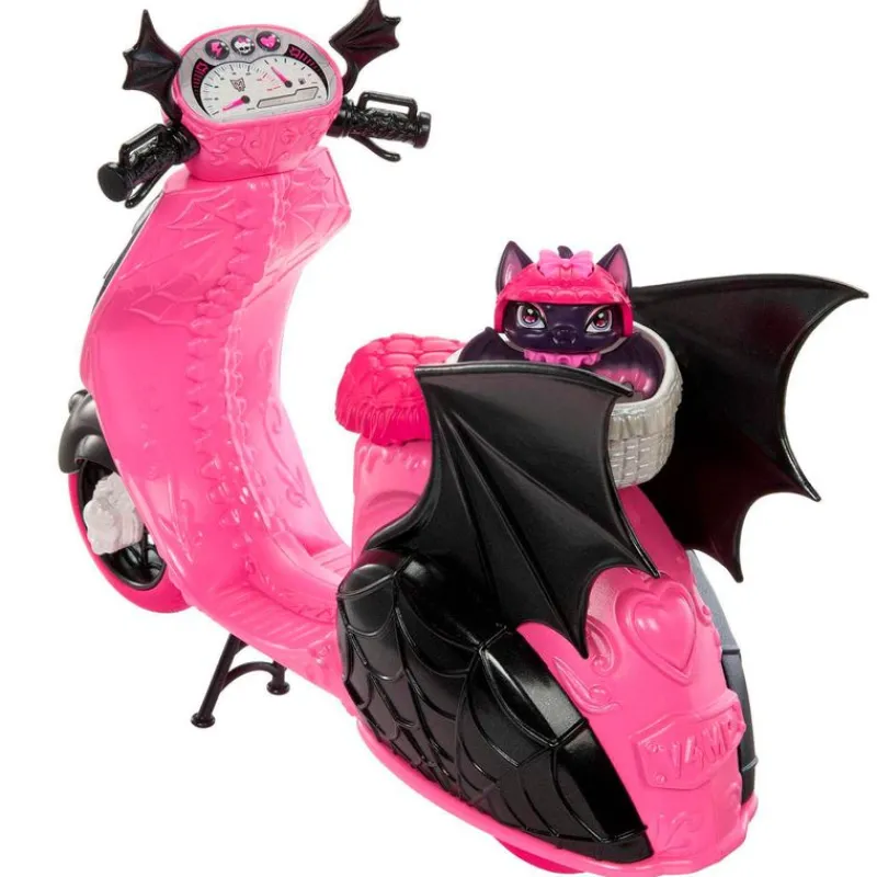 MATTEL Monster High Colección|Muñecas|Monster High Draculaura Moto Vampiritástica