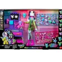 MATTEL Monster High Frankie Stein Laboratorio Crea tu Mascota- Monster High Colección|Halloween