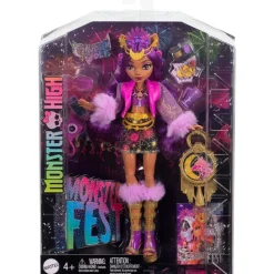 MATTEL Monster High Monster Fest Muñeca Clawdeen Wolf- Monster High Colección|Halloween