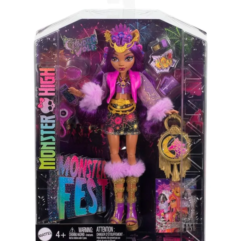 MATTEL Monster High Monster Fest Muñeca Clawdeen Wolf- Monster High Colección|Halloween