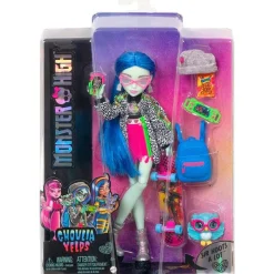 MATTEL Monster High Muñeca Ghoulia Yelps G3- Monster High Colección|Halloween