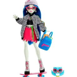MATTEL Monster High Muñeca Ghoulia Yelps G3- Monster High Colección|Halloween