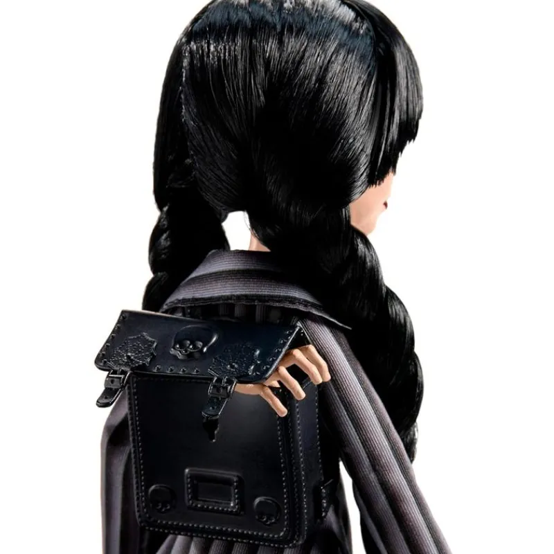 MATTEL Monster High Muñeca Miércoles Addams Uniforme- Monster High Colección|Muñecas