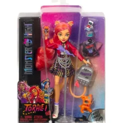 MATTEL Monster High Muñeca Toralei Stripe G3- Monster High Colección|Halloween