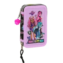 SAFTA Halloween|Escolar|Monster High Plumier doble