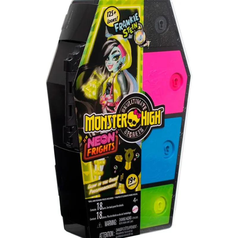 MATTEL Monster High Colección|Muñecas|Monster High Skulltimate Secrets Neon Frankie