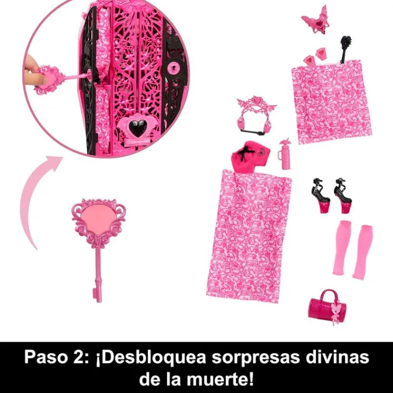 MATTEL Monster High Colección|Halloween|Monster High Skulltimate Secrets S4 Draculaura