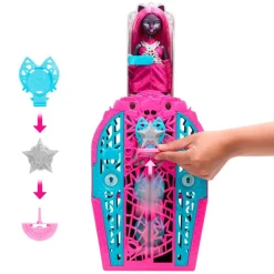 MATTEL Monster High Skulltimate Secrets Hauntlywood Mysteries Catty Noir- Monster High Colección|Halloween
