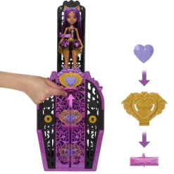 MATTEL Monster High Skulltimate Secrets S4 Clawdeen- Monster High Colección|Halloween