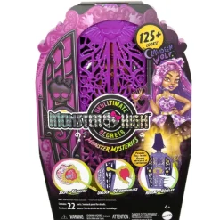 MATTEL Monster High Skulltimate Secrets S4 Clawdeen- Monster High Colección|Halloween