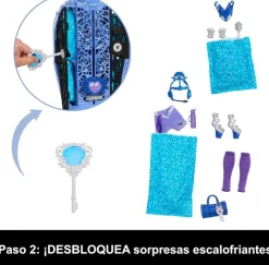 MATTEL Monster High Skulltimate Secrets S4 Abbey- Monster High Colección|Halloween