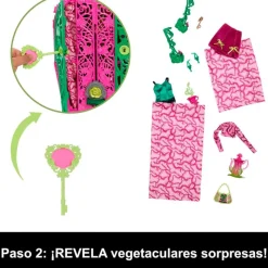 MATTEL Monster High Skulltimate Secrets Jardín Misterioso Venus McFlytrap- Monster High Colección|Halloween