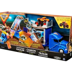 SPIN MASTER Monster Jam Camión Transportador- Vehículos, Trenes Y Parkings