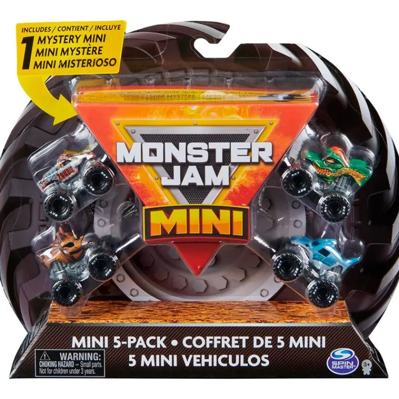 SPIN MASTER Monster Jam Mini Rueda Sorpresa 5 Vehículos- Vehículos, Trenes Y Parkings