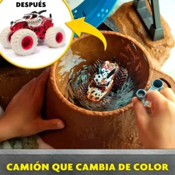 SPIN MASTER Vehículos, Trenes Y Parkings|Monster Jam Mud Blasters Pista Dunk Tank