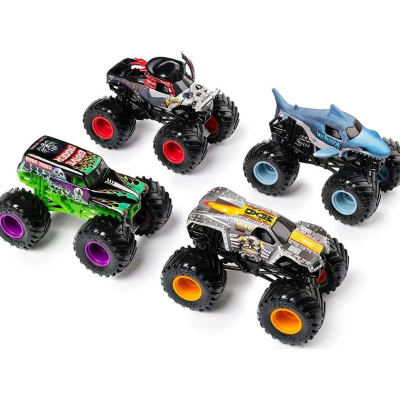 SPIN MASTER Vehículos, Trenes Y Parkings|Monster Jam Pack Coches Escala 1:64 Surtido
