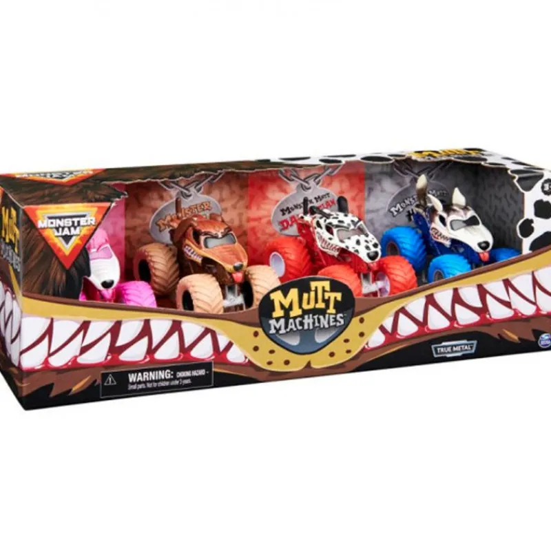 SPIN MASTER Vehículos, Trenes Y Parkings|Monster Jam Pack Coches Escala 1:64 Surtido