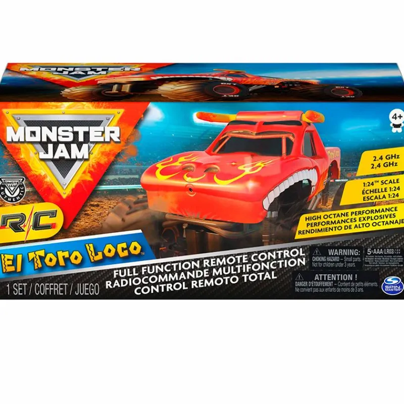 BIZAK Monster Jam R/C Toro Loco 1:24- Vehículos, Trenes Y Parkings