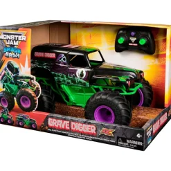 SPIN MASTER Monster Jam Smash & Bash Grave Digger Vehículo R/C- Coches Radio Control (R/C)