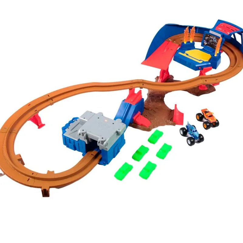 SPIN MASTER Vehículos, Trenes Y Parkings|Monster Jam Supercharge Speedway Pista Vehículos