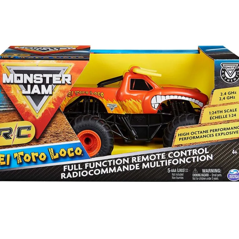 SPIN MASTER Coches Radio Control (R/C)|Monster Jam Vehículo R/C Toro Loco 1:24