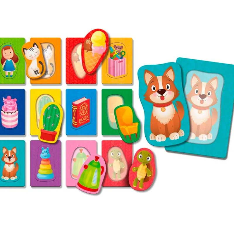 DRIM DISCOUNT Puzzles Y Construcciones|Montessori Juego Encajables + Memory