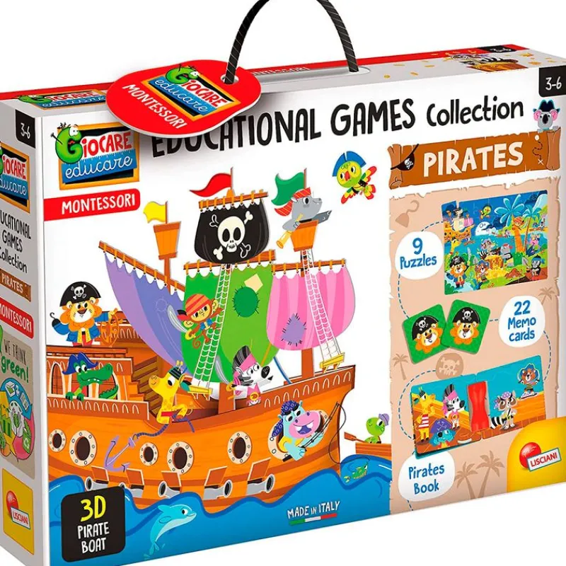 DRIM DISCOUNT Juegos Y Juguetes Educativos|Montessori Kit Educativo Piratas