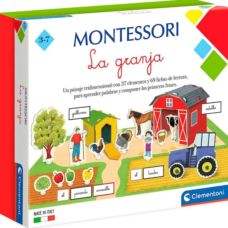 CLEMENTONI Montessori la Granja- Juegos Y Juguetes Educativos